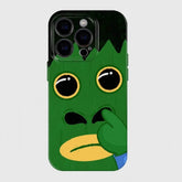 5.5" Silicone Green iPhone 16 Pro Max Case - Nose Grooming